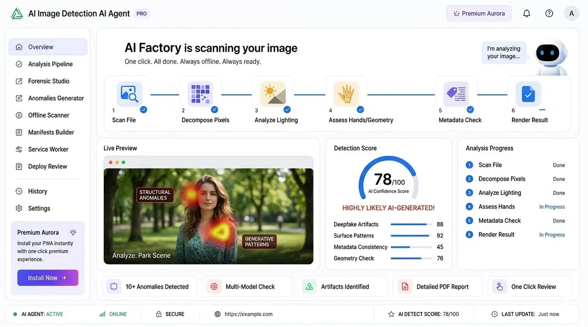 AI bot generator dashboard — example of the AI bot generator dashboard software